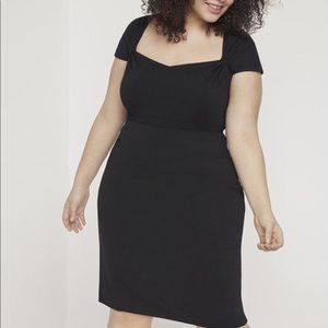 ELOQUII Sexy Dress w/ Cute Portrait Neckline